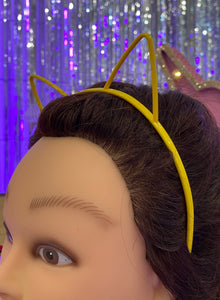 Cat Ears Headband - Yellow