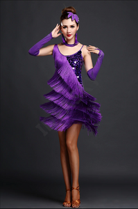 Purple Latin Dress